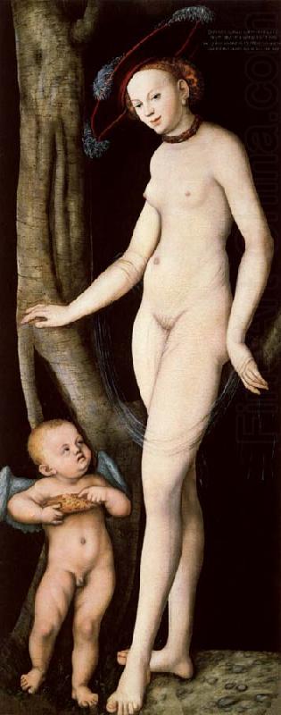 Venus and Cupid Carrying a Honeycomb, Lucas Cranach the Elder